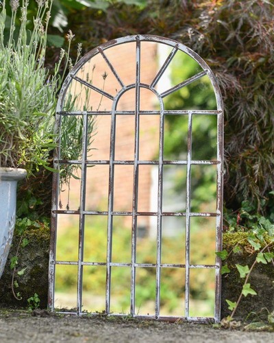 Deluxe arched metal - &, glass