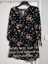 Ladies Tunic Dress In Size 12 From Matalan In Very Good Condition