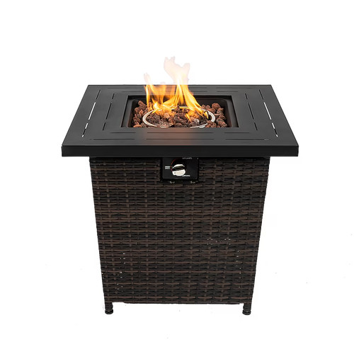 Propane gas fire - fire, pit