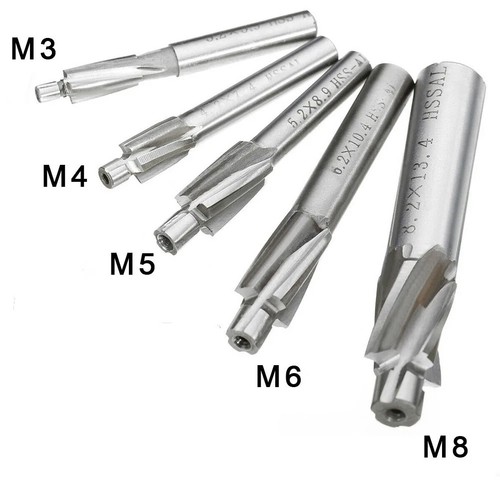 Pilot counter bore - bore, mill