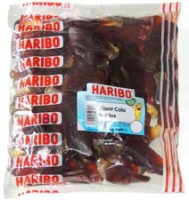 Haribo giant cola bottles 200g - bottles,