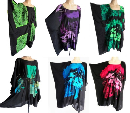 Kaftan poncho tunic top beach - kaftan/poncho,,