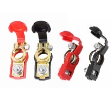 4 pcs Battery Terminals Connectors Clamps For Caravan Car Van Motorhome