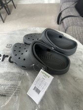 Ladies Crocs Size 4 - Charcoal