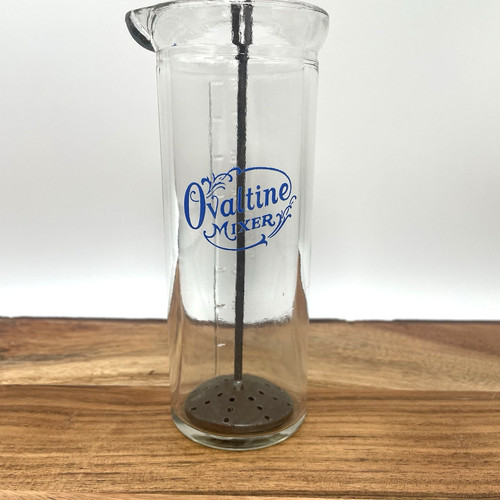 Ovaltine mixer glass - ovaltine, with