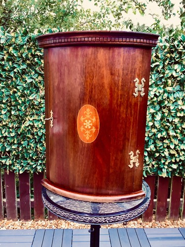 Antique mahogany cabinet - antique,