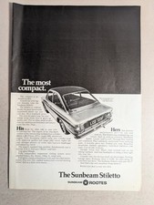 Sunbeam Stiletto Car Original