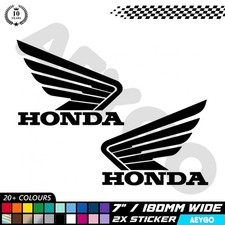 2x HONDA WINGS Vinyl Decal