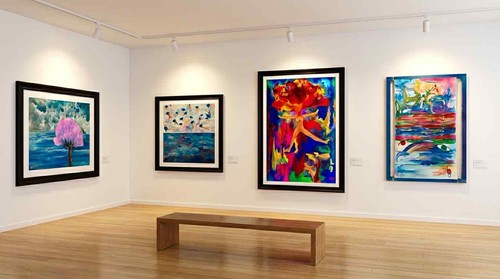Four original paintings