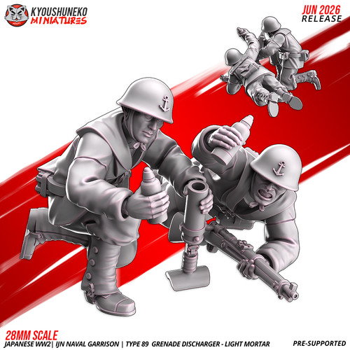 Light mortar team - light,