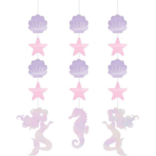 Mermaid shaped hanging - mermaid,