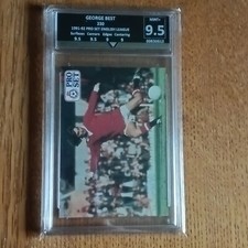 George Best Mint 1991 Pro Set Manchester United Memorabilia Graded 9.5