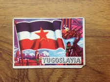 Yugoslavia No 63    A&BC   Flags of the World Card  .  Free UK Postage