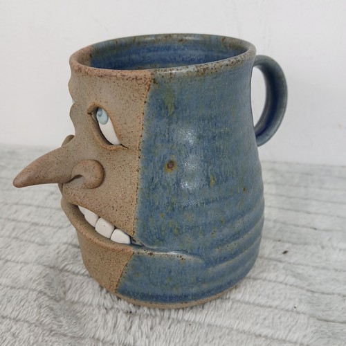 Ugly face mug - ugly, 3d