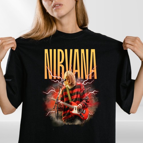 Nirvana shirt kurt cobain - nirvana,