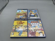 The Simpsons Bundle Hit & Run Road Rage Skateboarding Playstation 2 X4 Games PS2