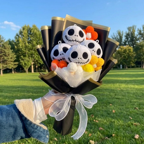 Jack skellington plush flower - jack,