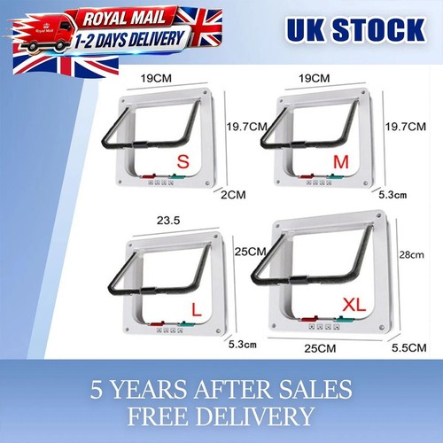 Pet door way locking small - 4,
