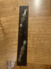 Vintage 12" Ebony And Brass