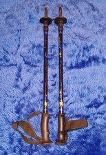 Summit 1.4m Telescopic Hiking Poles Trekking Walking Twistlock Antishock Sticks