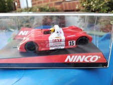 NINCO 1/32 SLOT CAR 50254 BMW V12 LM FAT USED,  SCALEXTRIC COMPATIBLE  untested