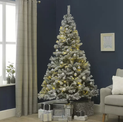 Habitat 7ft snowy christmas - snowy,
