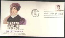 US. 1822. 15c. Dolley Madison