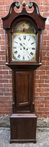 Scottish day longcase clock - 8,