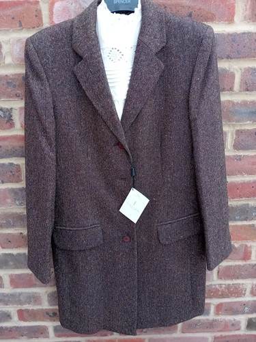 Tweed jacket size 10 - tweed,