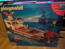 Playmobil Large Container Cargo Ship (Titan Confines)  Complete