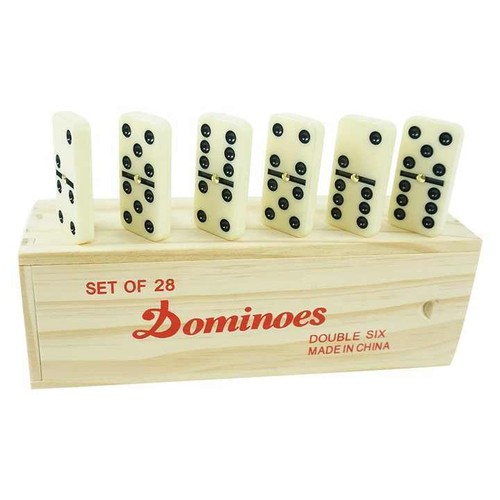 Dominoes set double six - double, domino