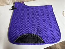 KM Elite Dressage Numnah Square High Wither Large/Full Purple