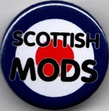 SCOTTISH MODS Pin Button Badge