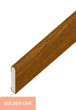 2.5m x 20mm GOLDEN OAK UPVC