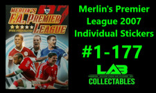 Merlin's Premier League 2007 Individual Stickers #1-177 Complete Your Collection