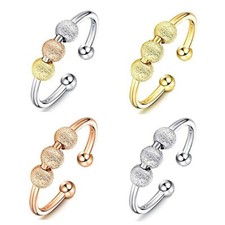 Spinning Fidget Peace Rings