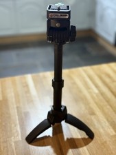 Cullman West Germany Tripod Black Aluminium Lightweight Compact Adjustable VGC