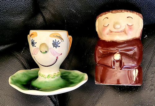 Vintage novelty egg cups - 2,