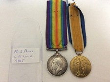 WW1 Pte Place 9815 LNL