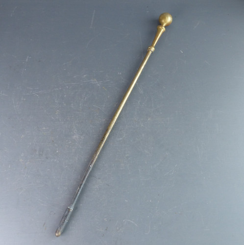 Vintage solid brass fireside - solid,