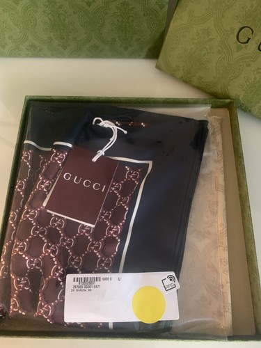 Gucci shadow silk scarf - gucci,