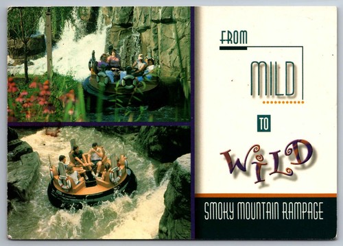 Postcard riding rapids - postcard,