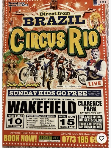 Brazil circus rio poster very - rio,