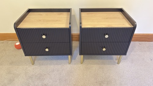 Pair dunelm georgi drawer - of, 2