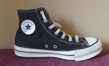 Converse All Star  Women's Size 5 Platform High Top White Sole Black
