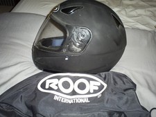 Roof crash helmet Black