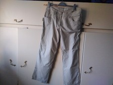 ladies stone colour walking trousers size 14