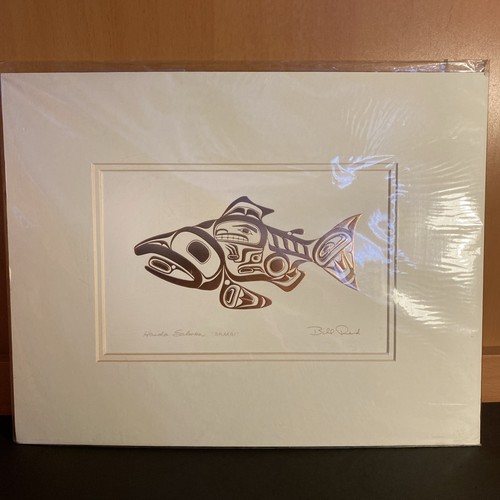 Bill reid haida - salmon, skaggi