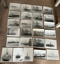 25 BLACK AND WHITE PICTURES SHIP PHOTOS OLD SHIPPING PHOTOGRAPHS CARGO,PASSENGER