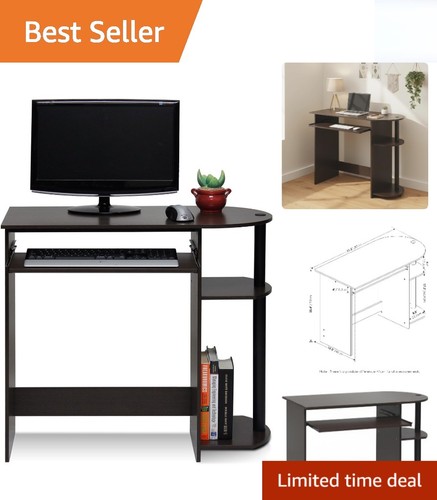 Contemporary study desk with - contemporary,